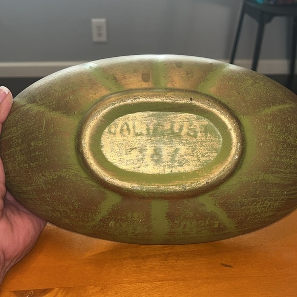 Green Ceramic Art Bowl - Picture 4 of 4